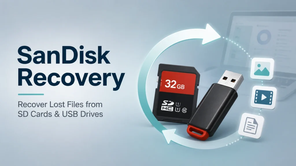 Aprenda cómo funciona la recuperación de SanDisk