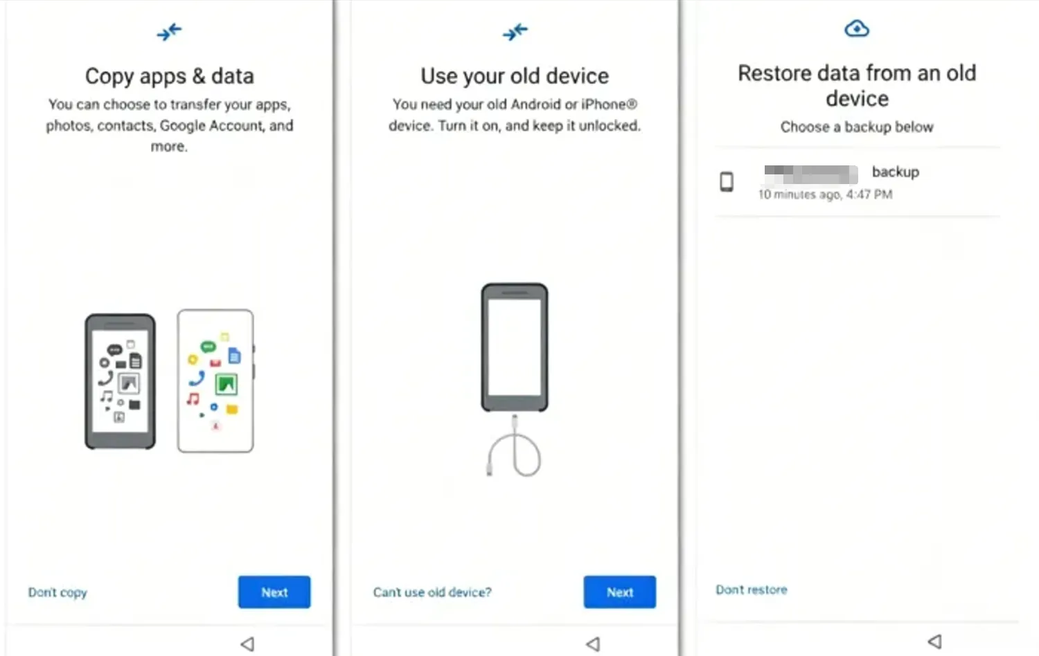 如何將 Google 備份還原至新的 Android 手機