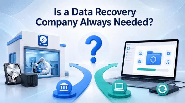 ¿Siempre es necesario recurrir a una empresa de recuperación de datos?