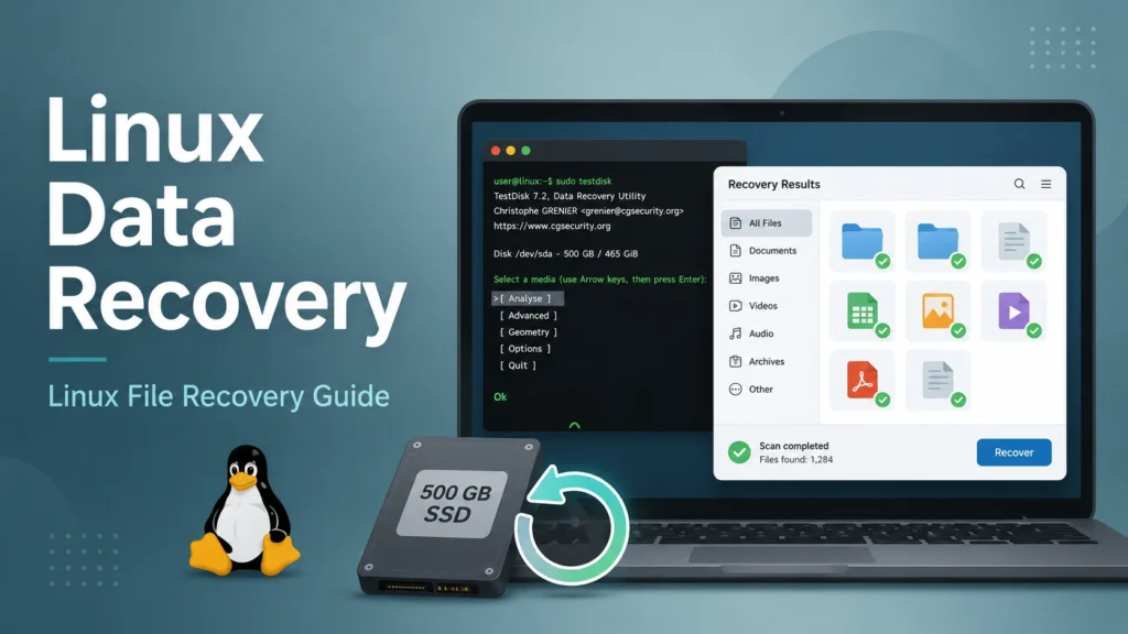 Conozca los mejores métodos de recuperación de datos de Linux