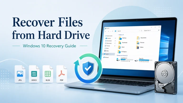 Recuperar archivos del disco duro en Windows 10