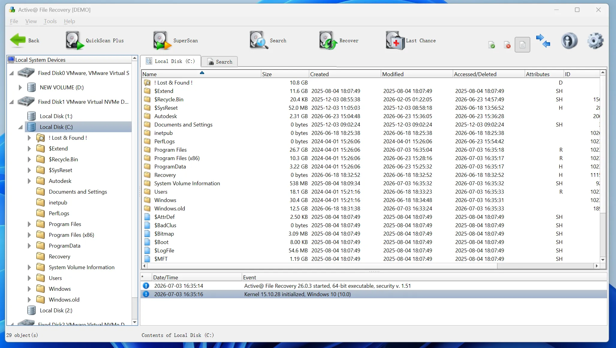 Active-File-Recovery