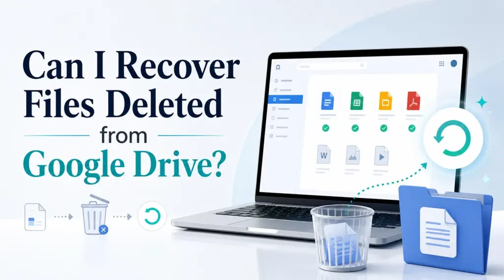 ¿Puedo recuperar archivos eliminados de Google Drive?