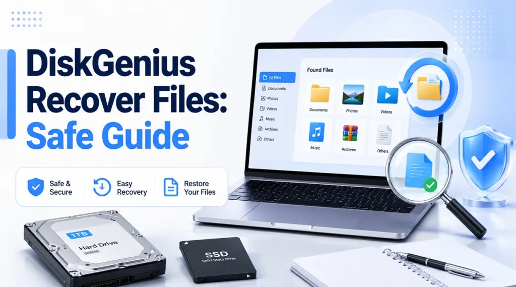 Guía segura para recuperar archivos con DiskGenius