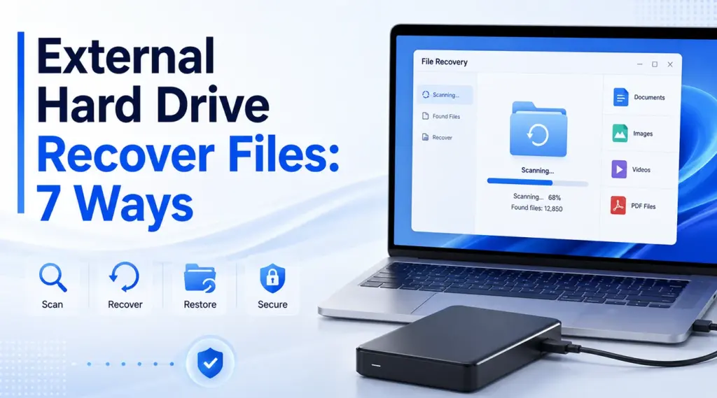 7 formas de recuperar archivos de un disco duro externo