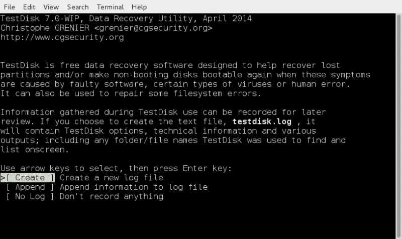 Recover Deleted Files with TestDisk
