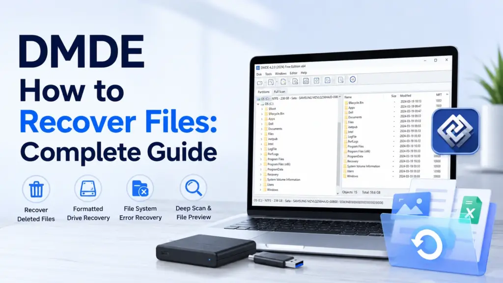 Descubre cómo recuperar archivos con DMDE
