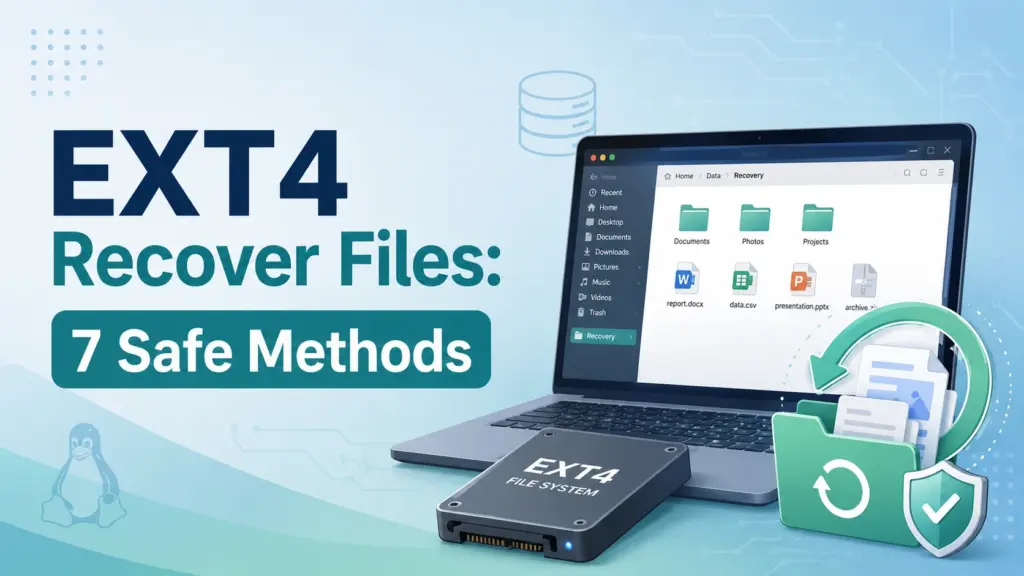 La guía para recuperar archivos de EXT4 explica cómo restaurar archivos