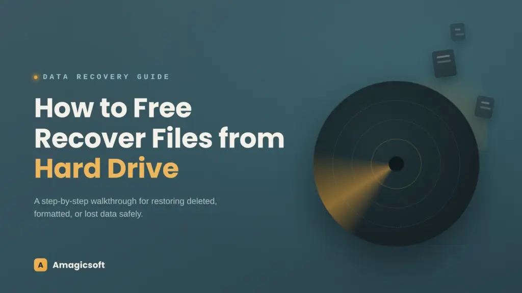 free recover files from hard drive step by step