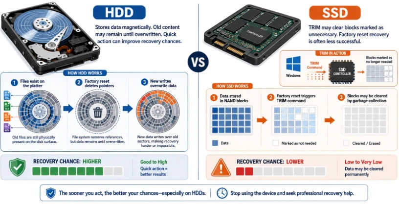 what is the difference between hdd and ssd
