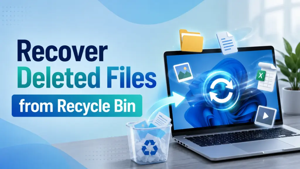 how to recover deleted files from Recycle Bin