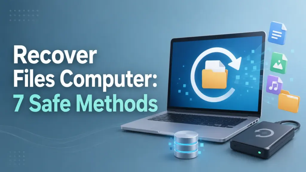 Need to recover files computer data? Try 7 safe methods for deleted