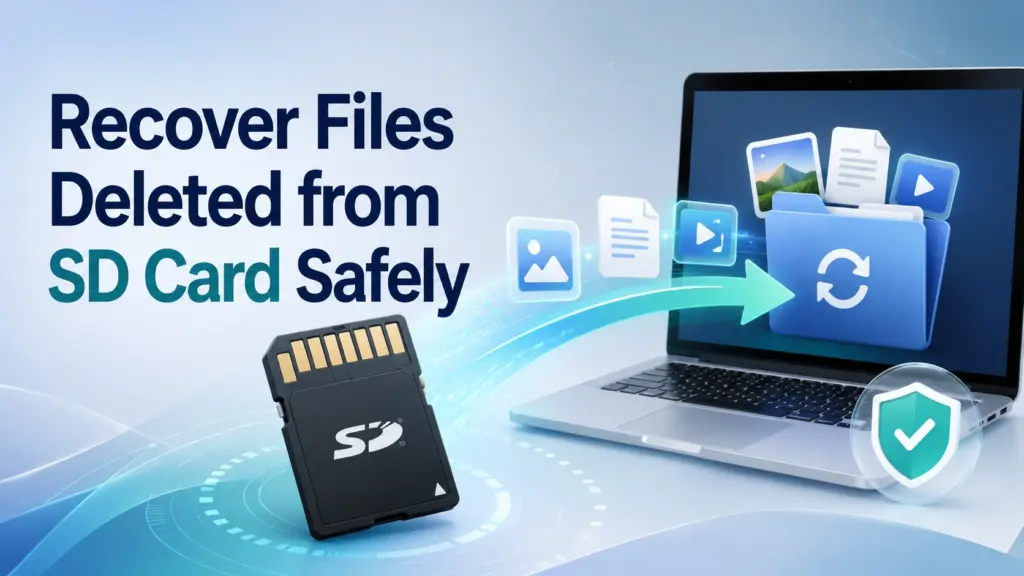 how to recover files deleted from SD card safely