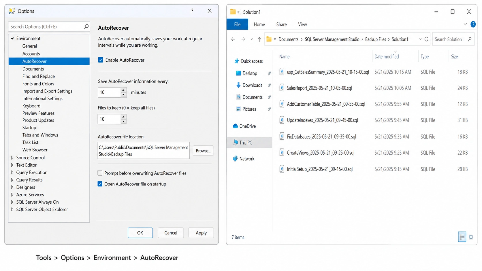 Check-AutoRecover-to-Recover-Files-in-SSMS