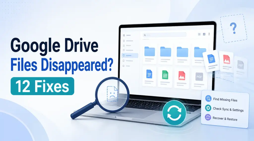 Google Drive Files Disappeared 12 Fixes