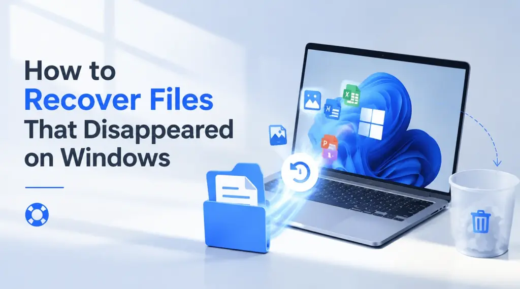 Windows에서 사라진 파일을 복구하는 방법