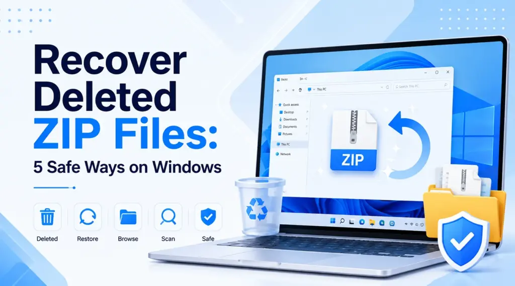 Recover Deleted ZIP Files 5 Safe Ways on Windows