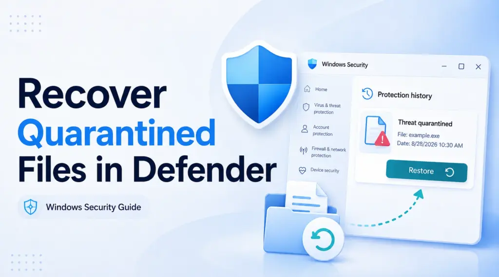 Recover Quarantined Files in Defender