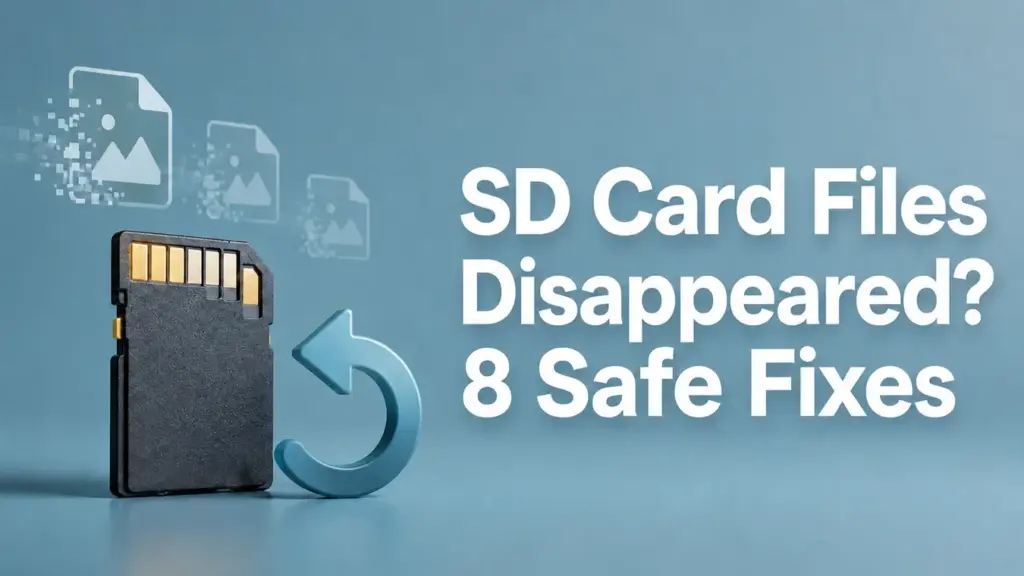 Recover Disappeared SD Card Files Safely