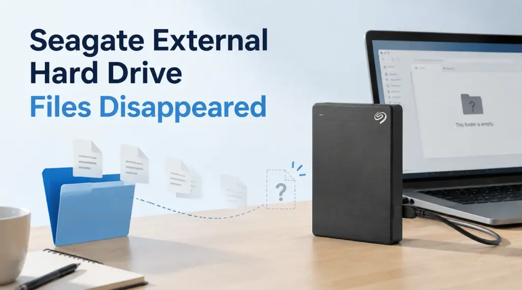 Seagate External Hard Drive Files Disappeared
