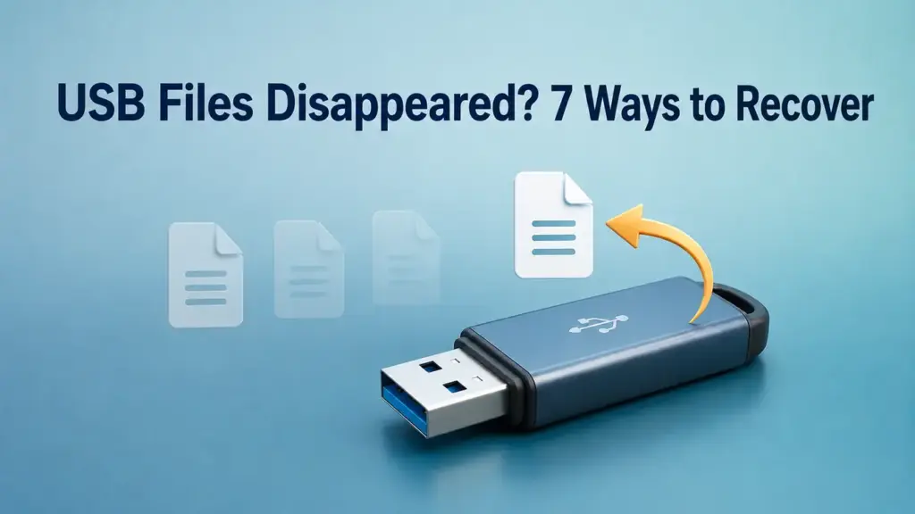 Dateien sind vom USB-Stick verschwunden