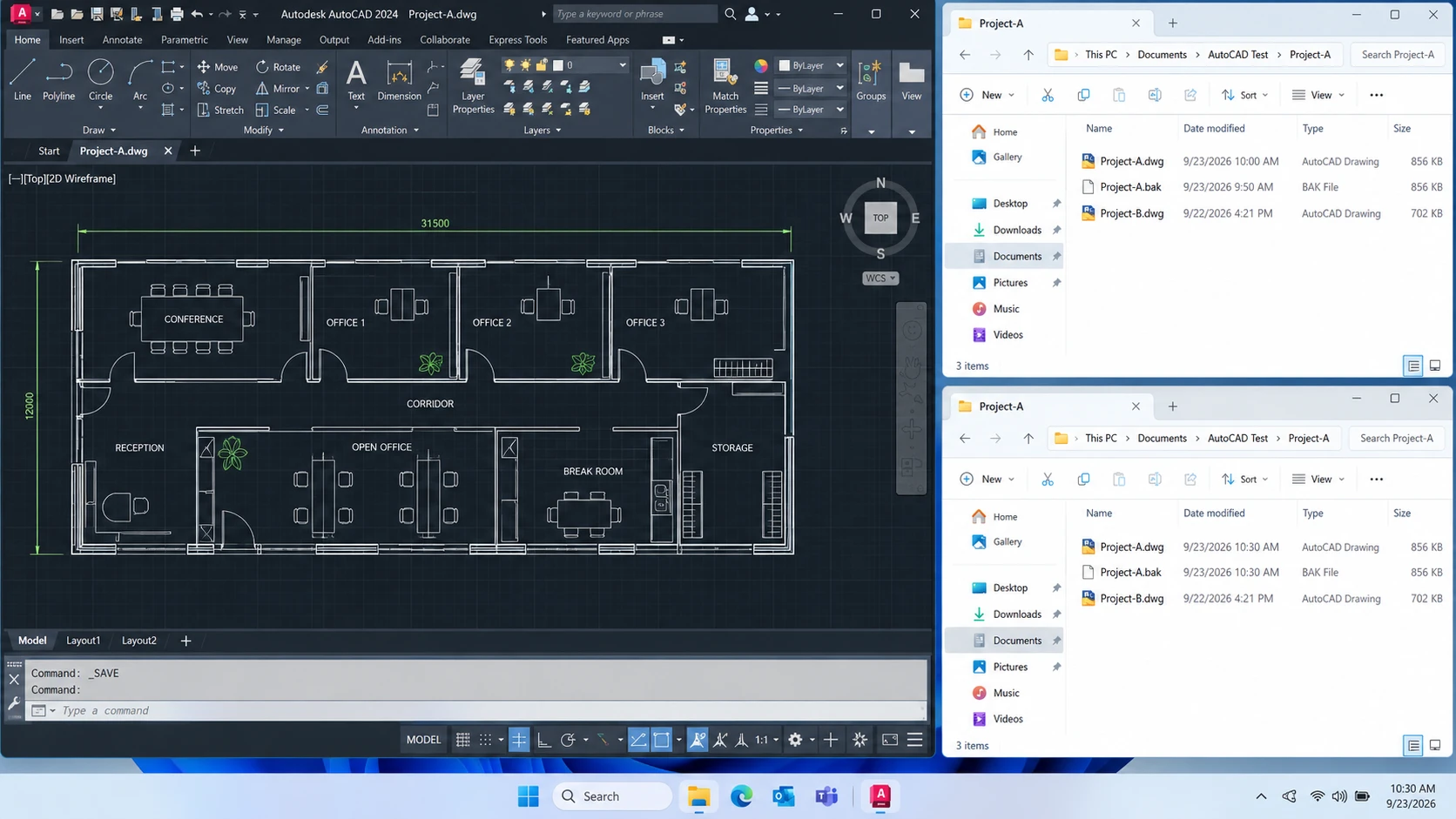 AutoCAD-BAK-file-before-and-after-saving-an-overwritten-DWG