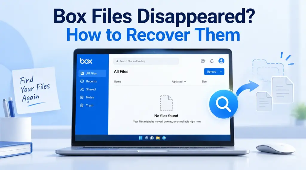 Los archivos de Box han desaparecido. ¿Cómo recuperarlos?