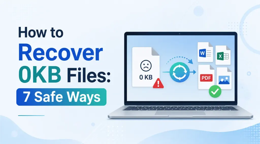 Come recuperare file da 0 KB: 7 metodi sicuri
