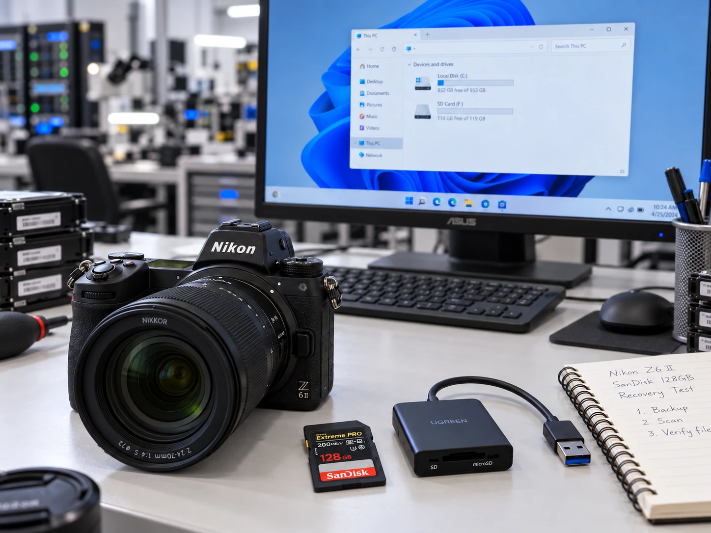 Nikon-Z6-II-with-SanDisk-Extreme-PRO-128GB-SD-card-for-photo-recovery-testing