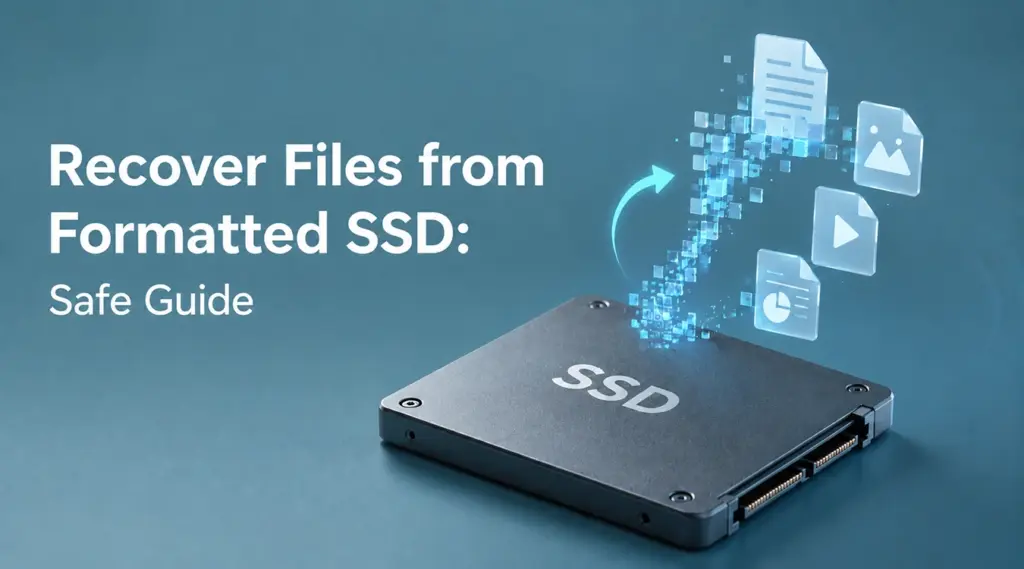 Guía segura para recuperar archivos de un SSD formateado