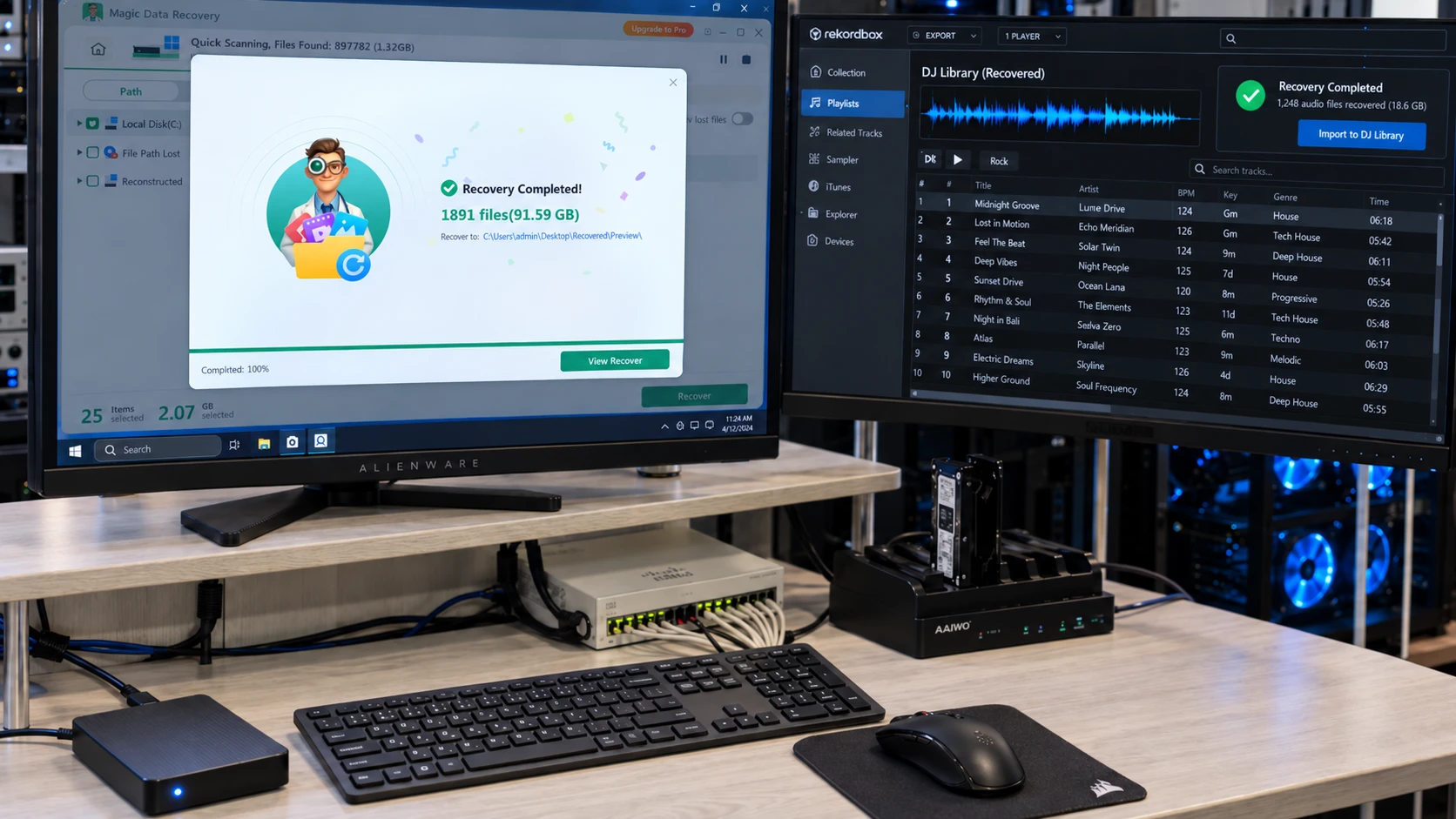 Recuperar pistas de Serato eliminadas con Magic Data Recovery
