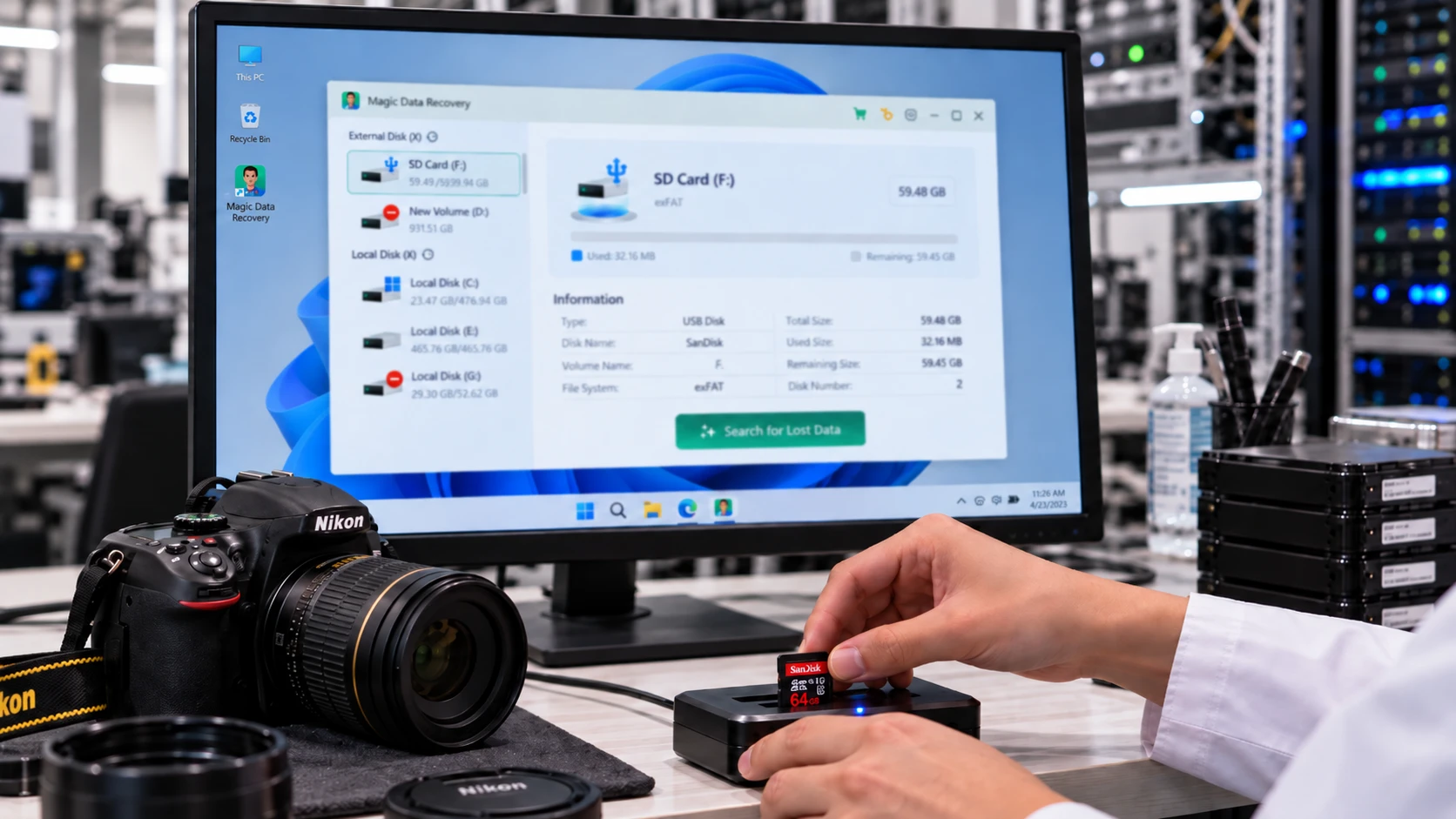 Using-Magic-Data-Recovery-to-recover-Nikon-Camera-deleted-photos