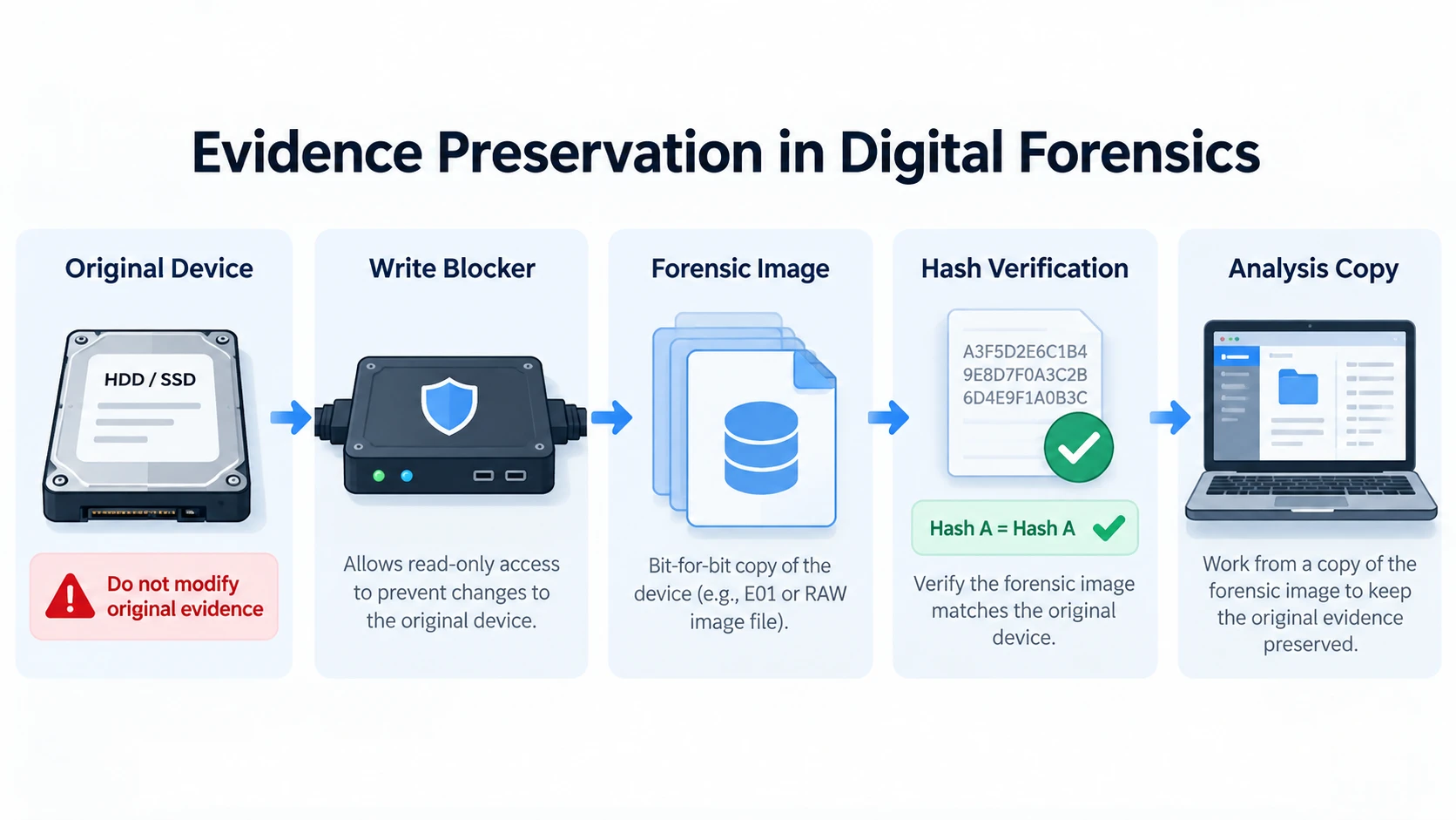 digital-forensics-evidence-preservation-using-write-blocker-forensic-image-and-hash-verification