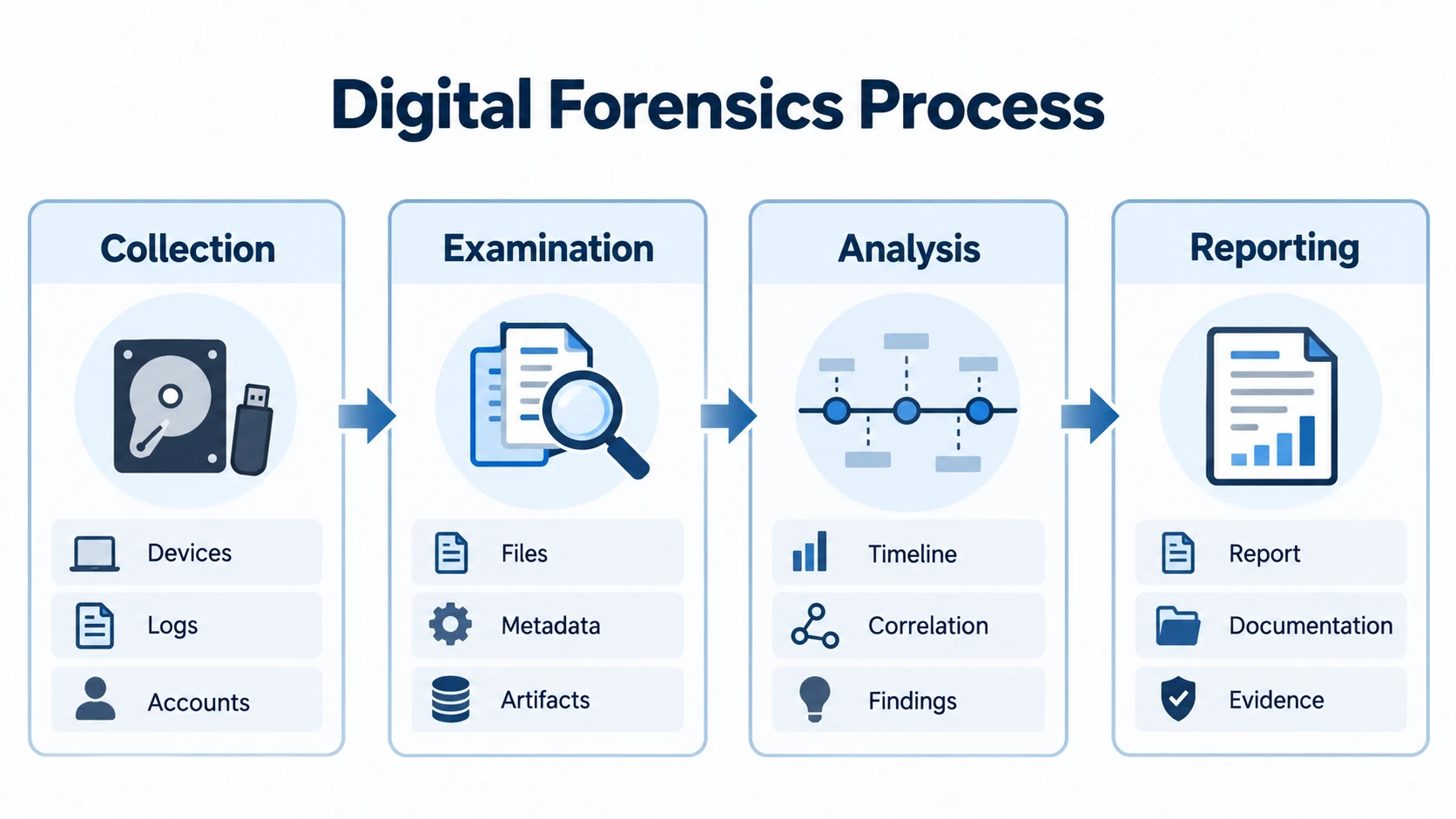 digital-forensics-process-from-collection-and-examination-to-analysis-and-reporting