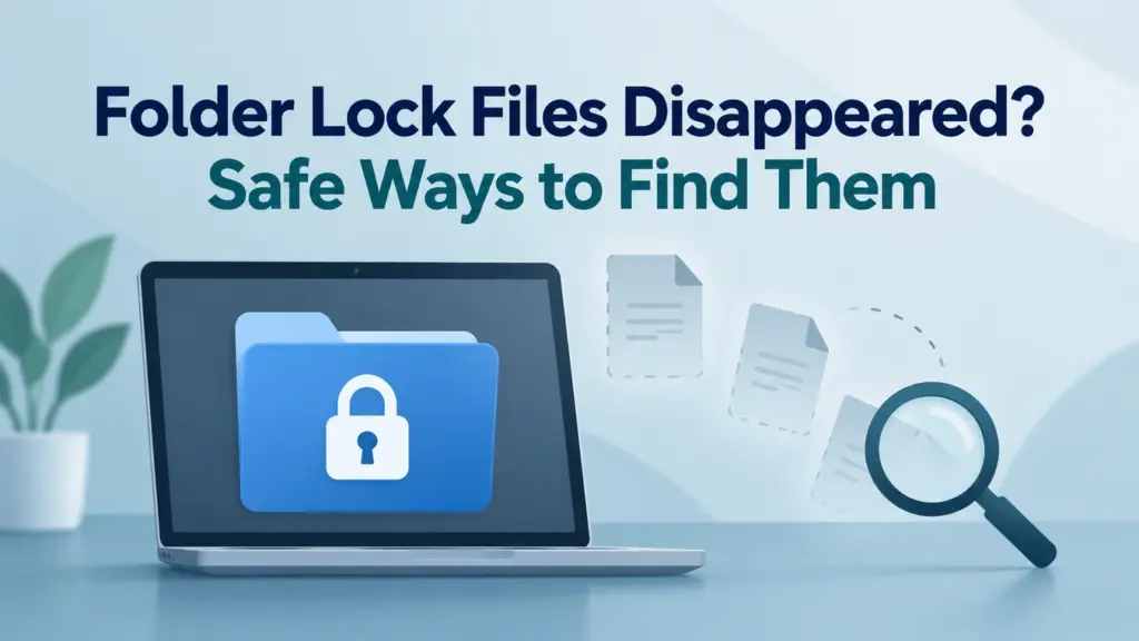 Los archivos de Folder Lock han desaparecido y cómo encontrarlos