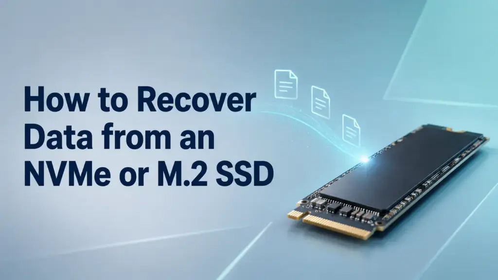 Descubre cómo recuperar datos de un SSD NVMe o M.2