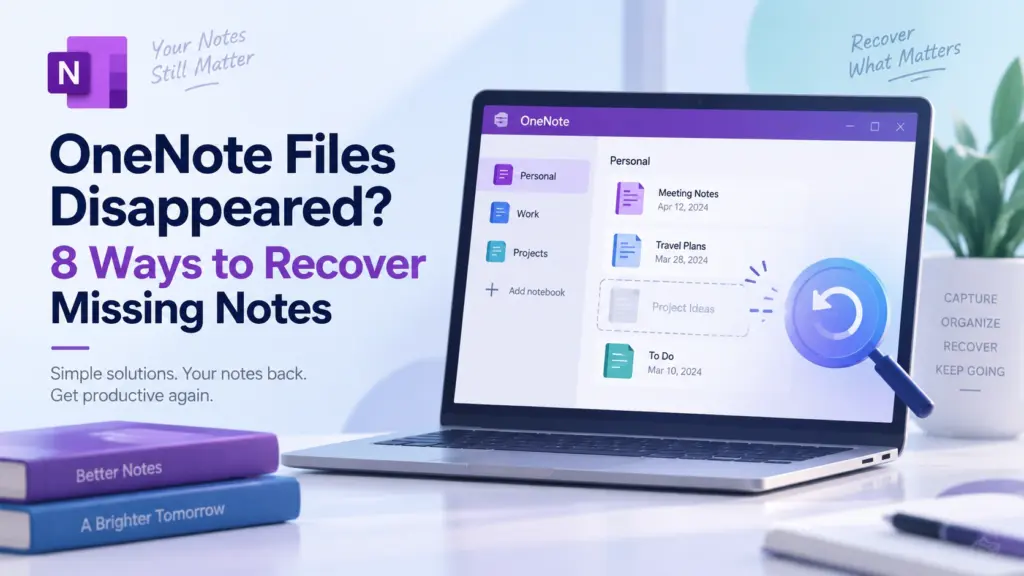 Recuperar archivos locales de OneNote eliminados
