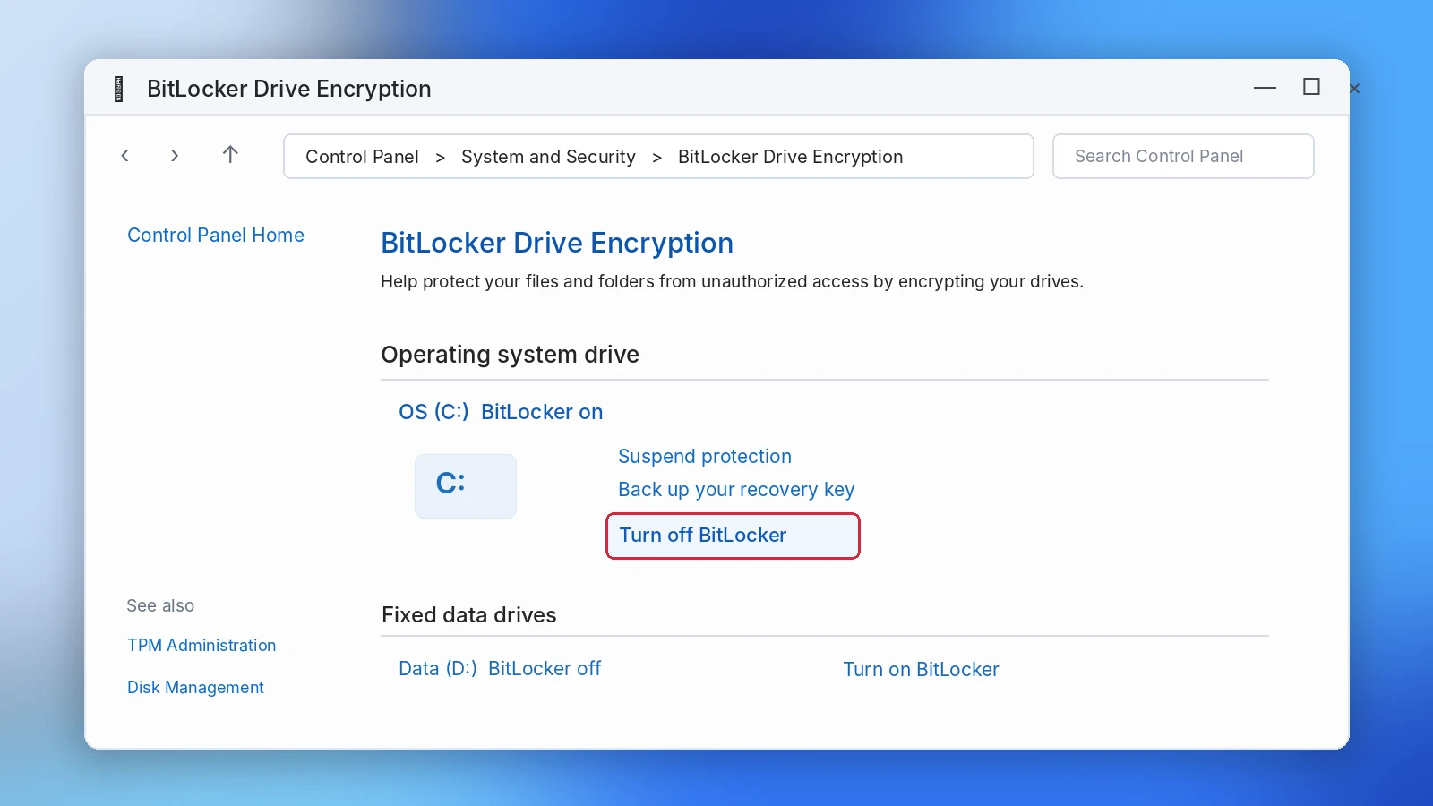 Turn-off-BitLocker-encryption-from-Windows-Control-Panel