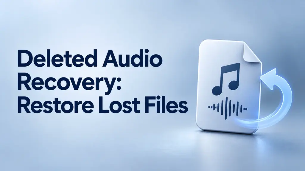 Deleted Audio Recovery: Restore Lost Files