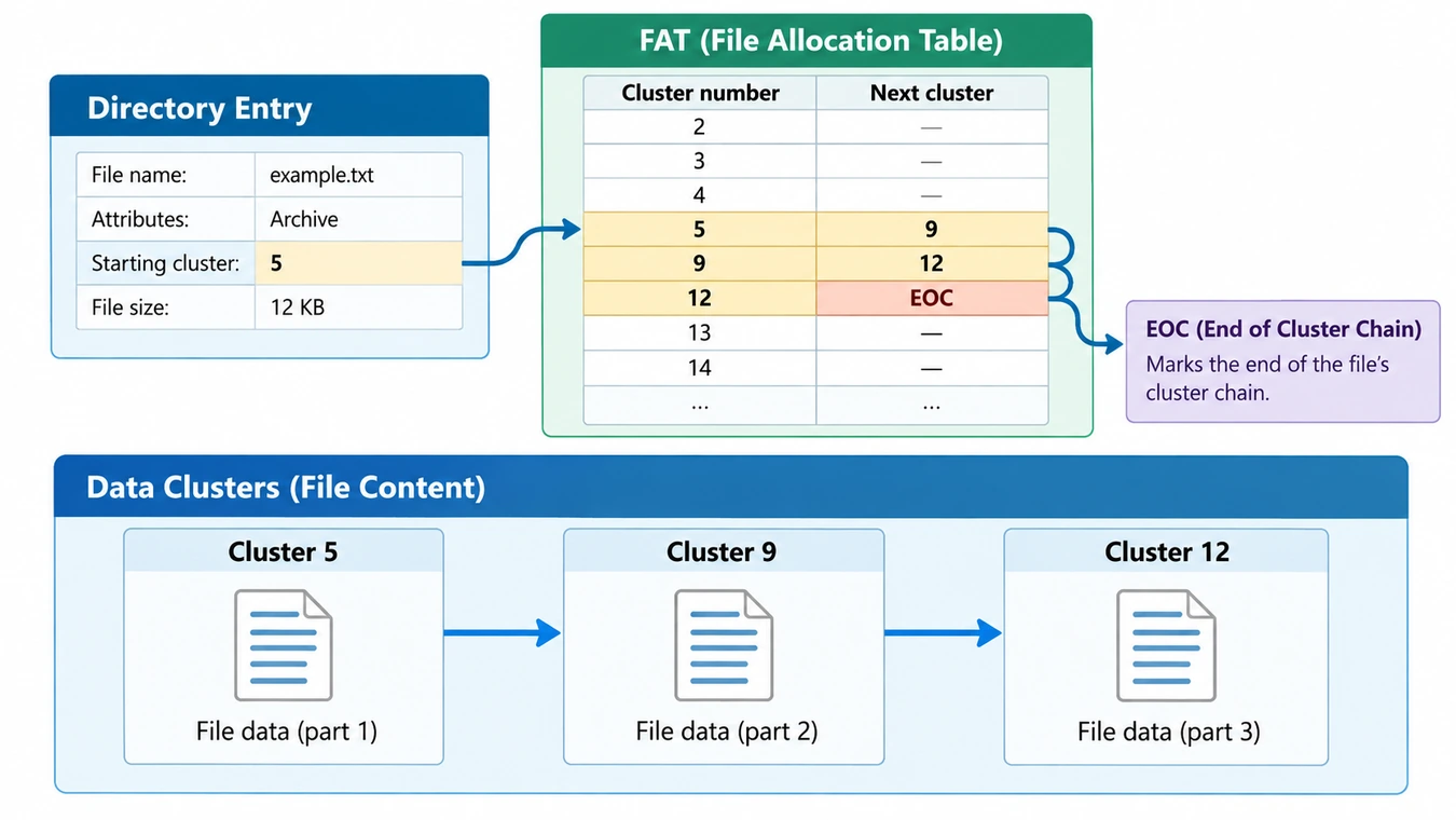 file-allocation-table-cluster-chain