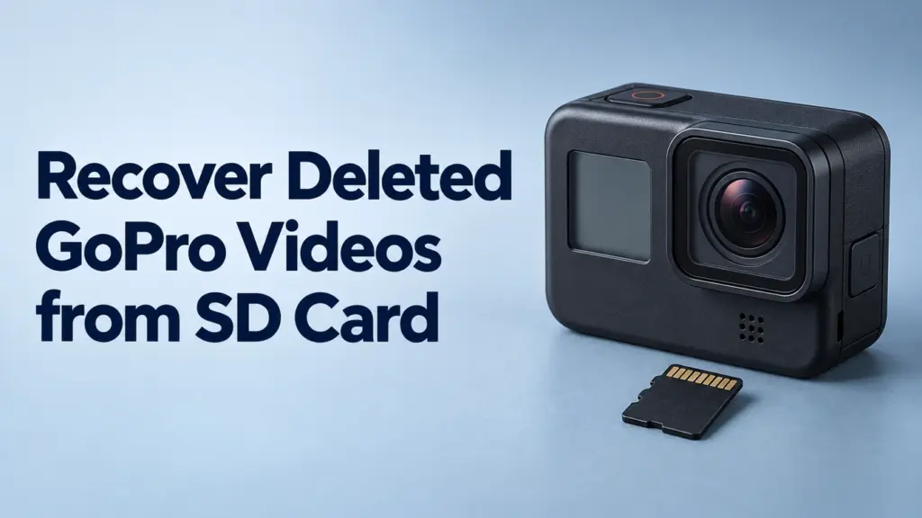 Recover deleted GoPro videos from an SD card