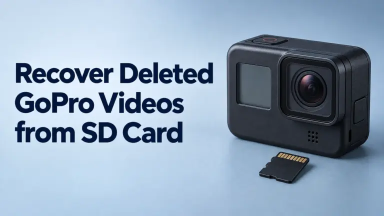 Come recuperare i video GoPro cancellati da una scheda SD